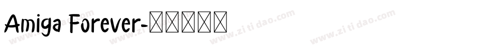 Amiga Forever字体转换